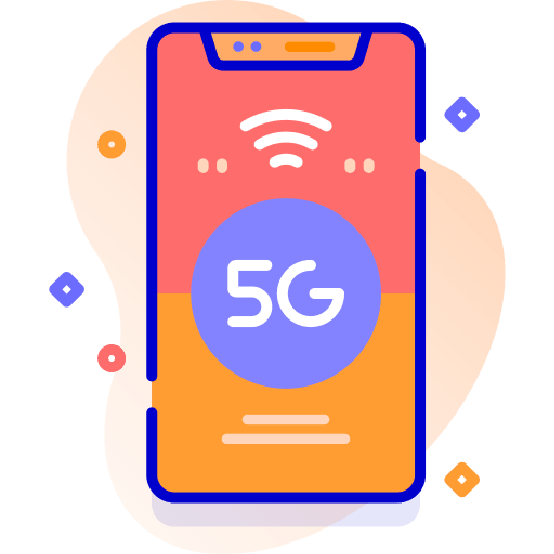 Telefon dengan sambungan 5G