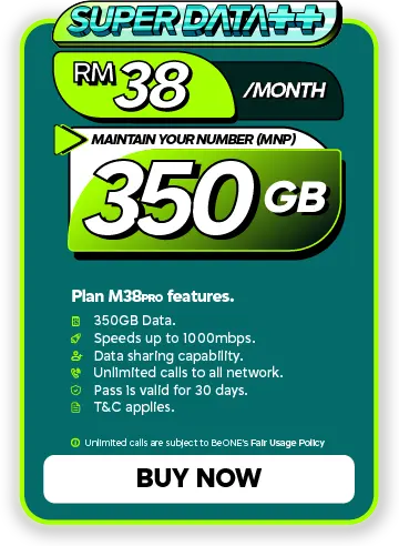 Pelan M38 Pro MNP 350GB Beone Mobile