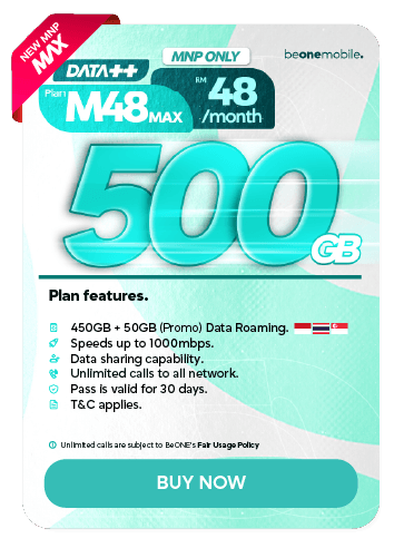 Pelan M48 Max MNP 500GB Beone Mobile
